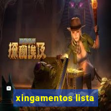 xingamentos lista